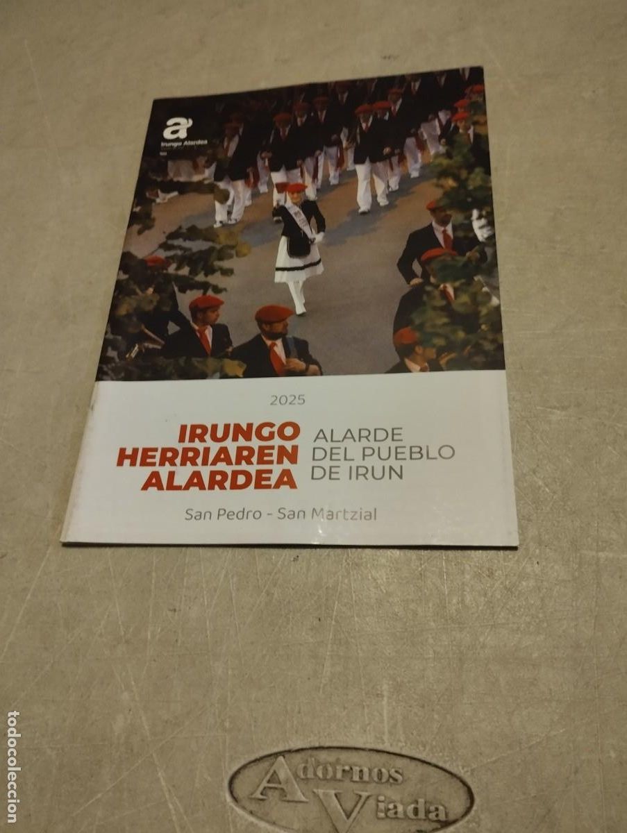 Coleccionismo: Programa de Fiestas San Marcial Irun Alarde Tradicional 2025