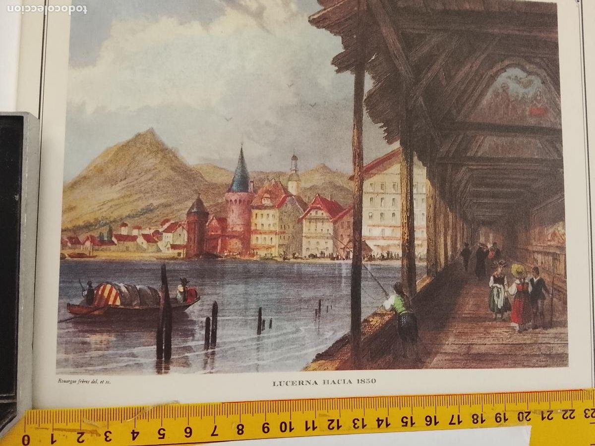 Coleccionismo: IMAGEN PARA ENMARCAR DE GRABADO O LITOGRAFIA DE LA EPOCA - LUCERNA CIRCA A&Ntilde;O 1850