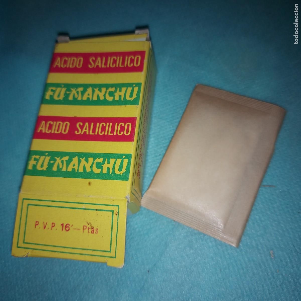 Coleccionismo: acido salicilico fu-manchu, FUMANCHU,
