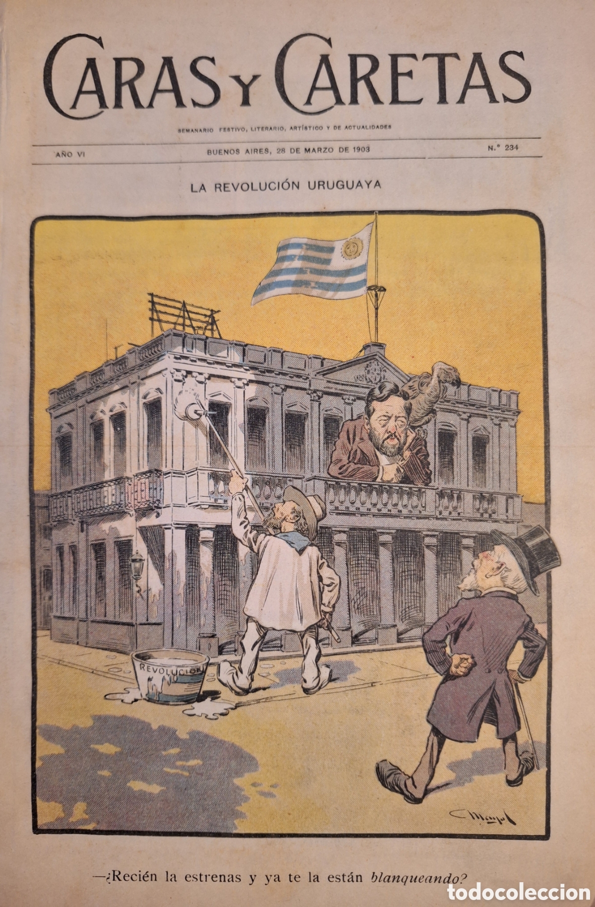 Coleccionismo: REVOLUCION SARAVIA 1903 COBERTURA REVISTA CARAS Y CARETAS EN CD DIGITAL FORMAT