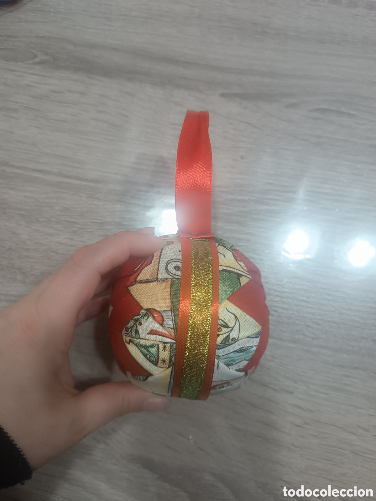 Coleccionismo: Bola de Navidad Artesal - Foto 2