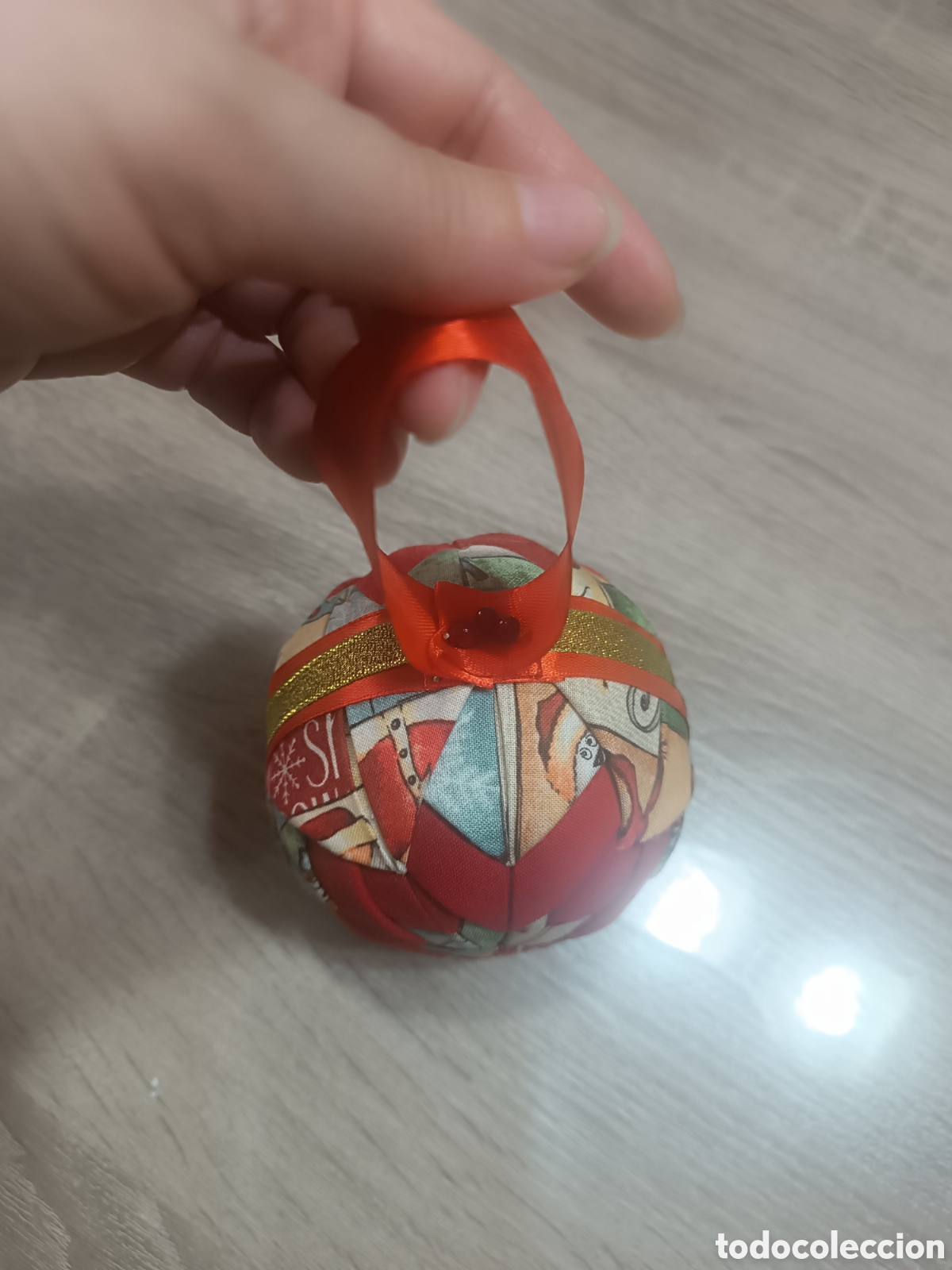 Coleccionismo: Bola de Navidad Artesal - Foto 4