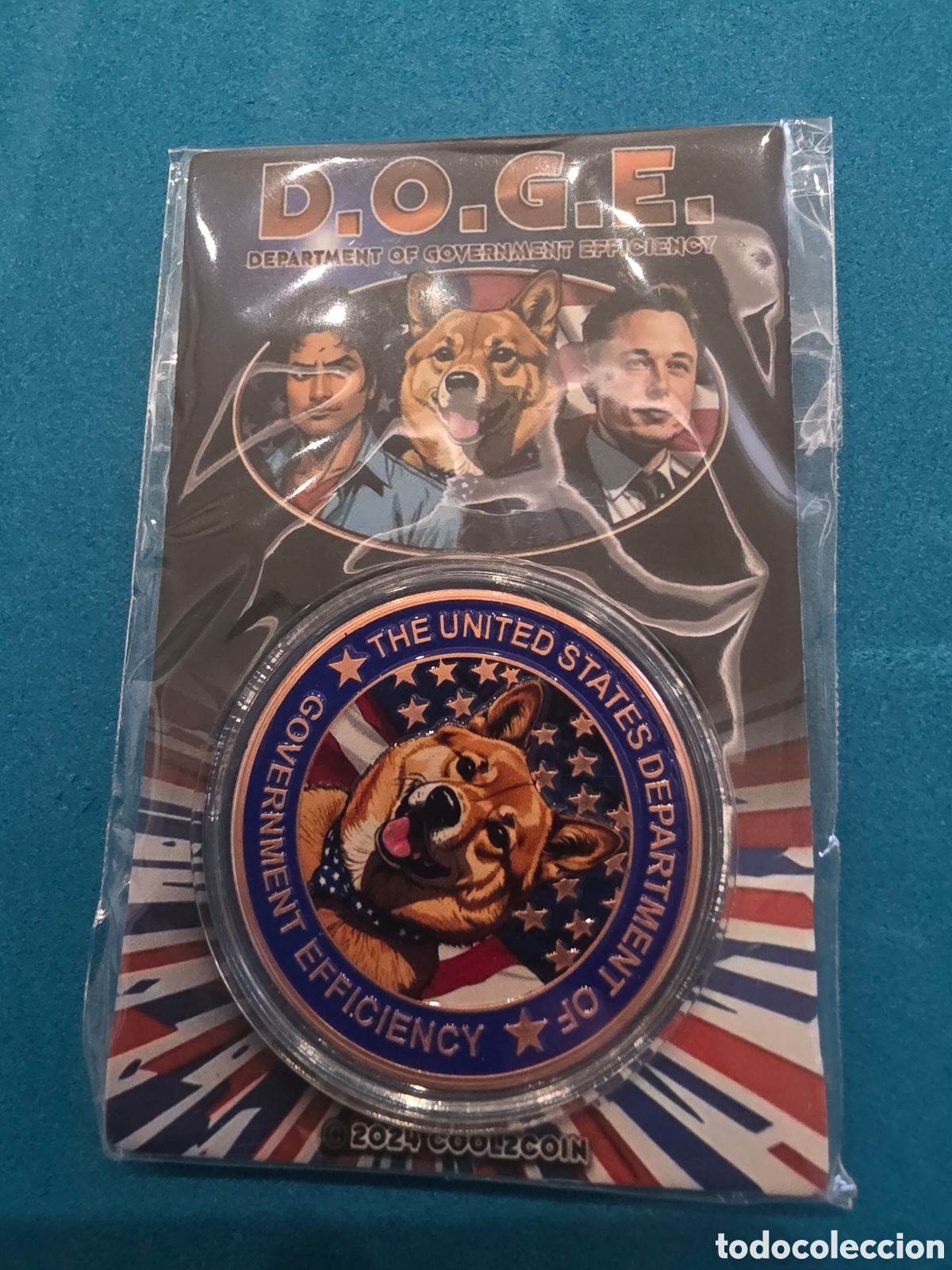 Coleccionismo: Medalla D.O.G.E. , Elon Musk Colecci&oacute;n