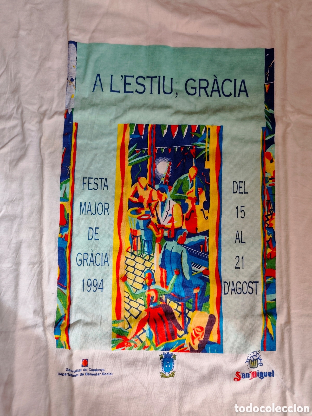 Coleccionismo: Fiestas Mayores Gracia 1994. Camiseta