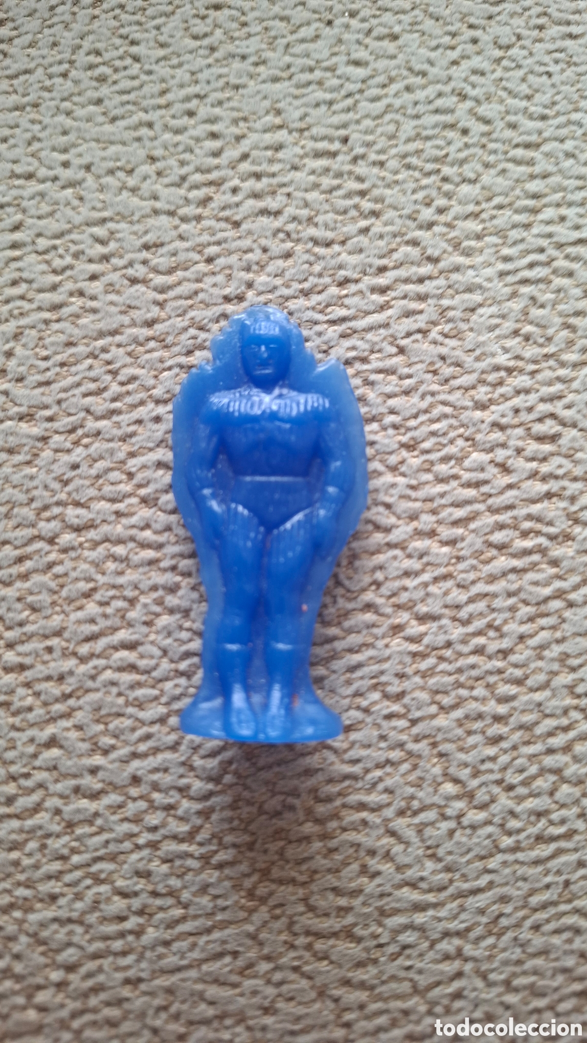 Coleccionismo: Figura Tipo Dunkin Pastelitos La Antorcha Humana Super H&eacute;roes Marvel A&ntilde;os 70 80 MODELO AZUL