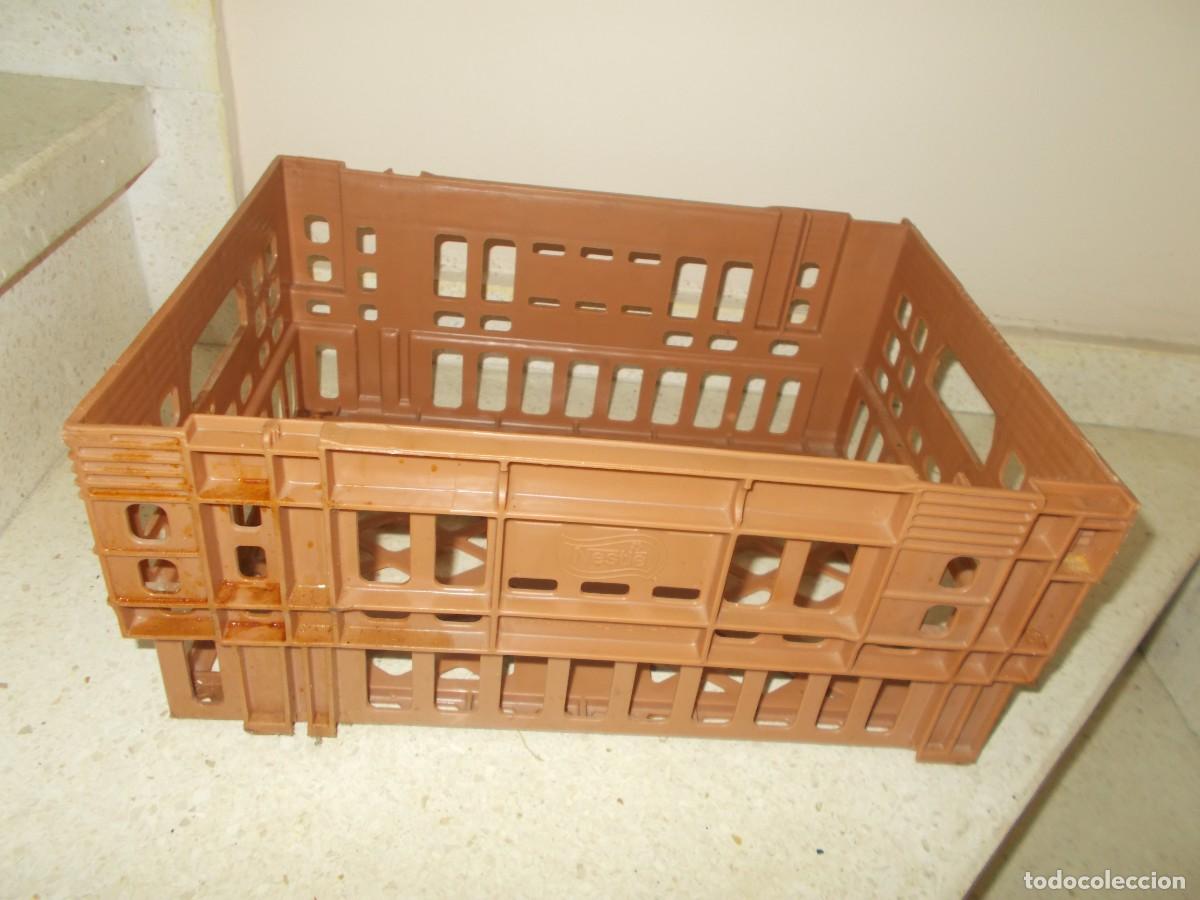 Coleccionismo: Antigua CAJA CESTA NESTLE Para Uso Alimentario. Pl&aacute;stico 30x40x18 cm. OAK Espa&ntilde;a. Productos