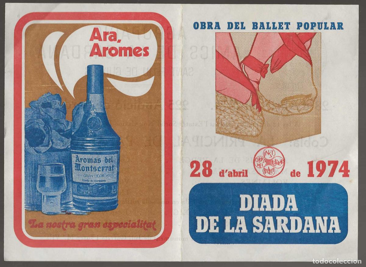 Coleccionismo: DIADA DE LA SARDANA -- OBRA DEL BALLET POPULAR
