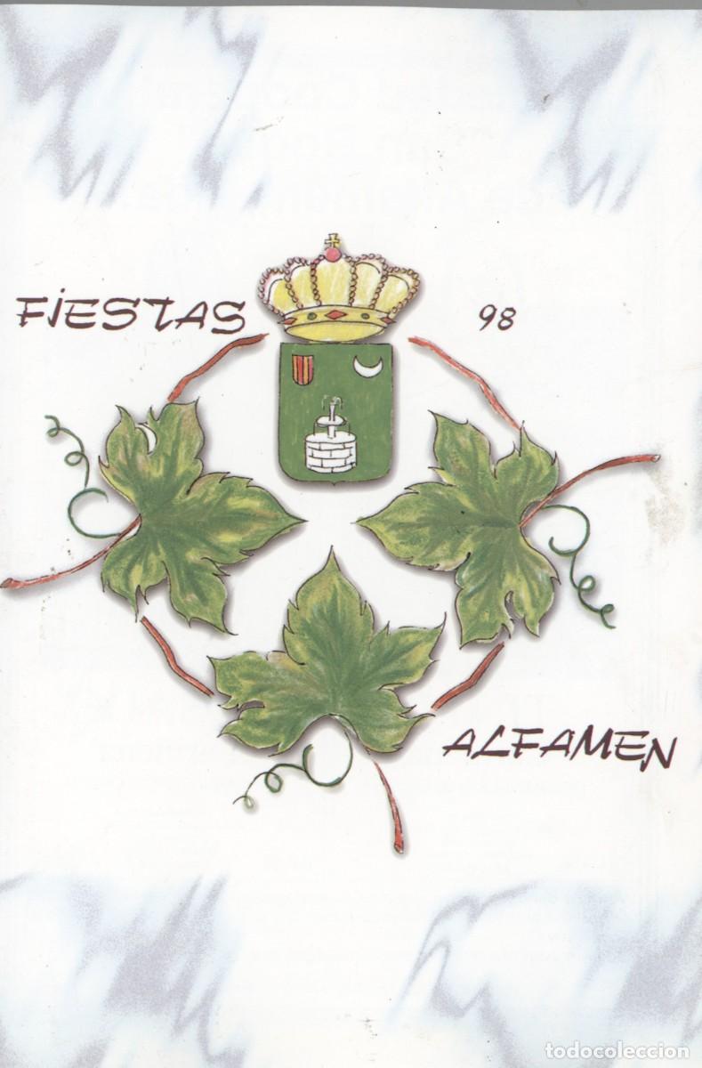 Coleccionismo: Alfamen. Programa de Fiestas de 1998