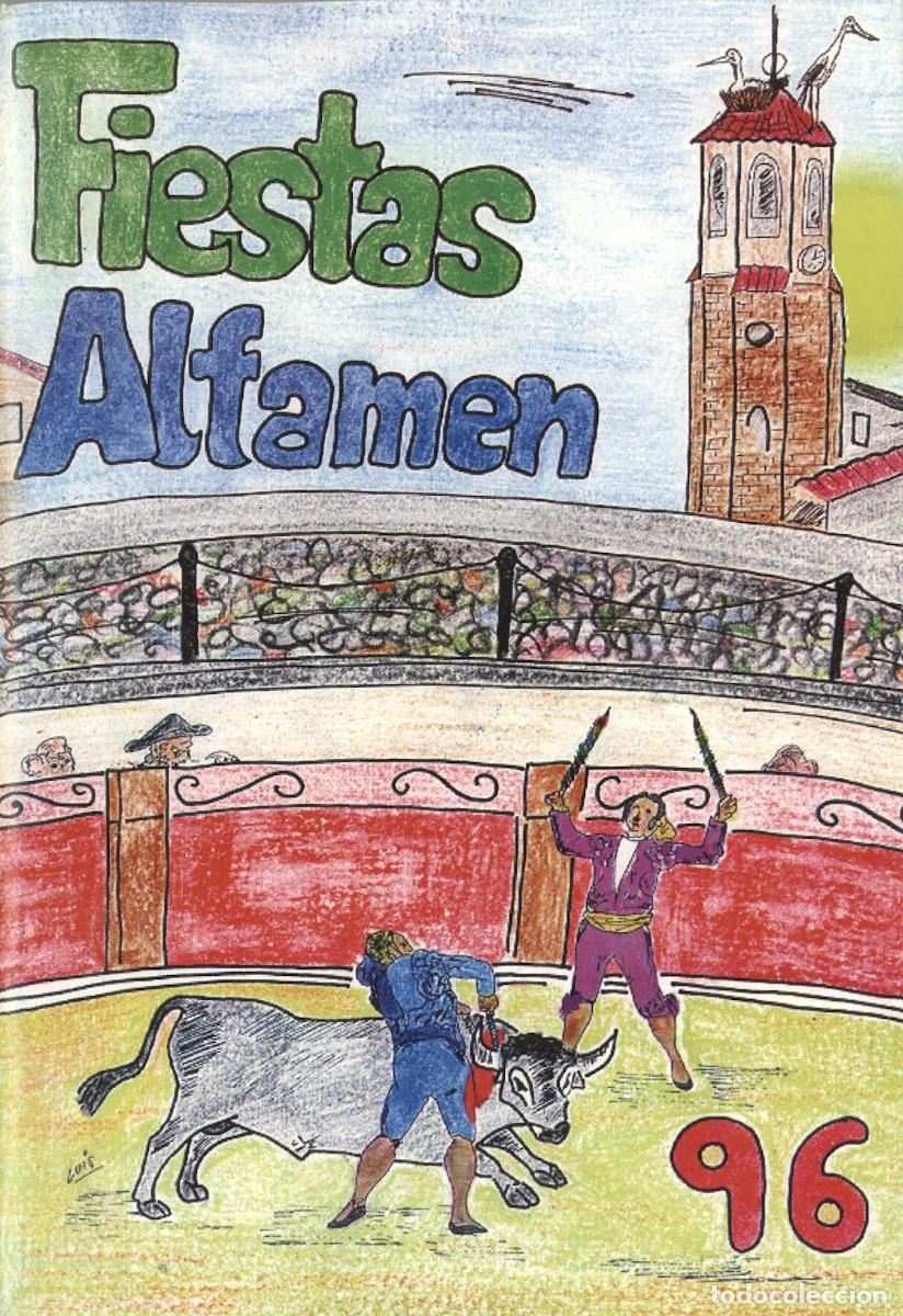 Coleccionismo: Alfamen. Programa de Fiestas de 1996