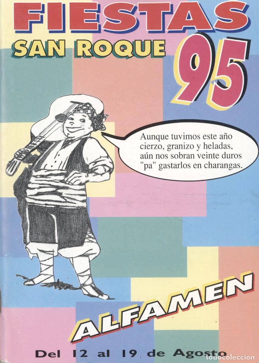 Coleccionismo: Alfamen. Programa de Fiestas de 1995