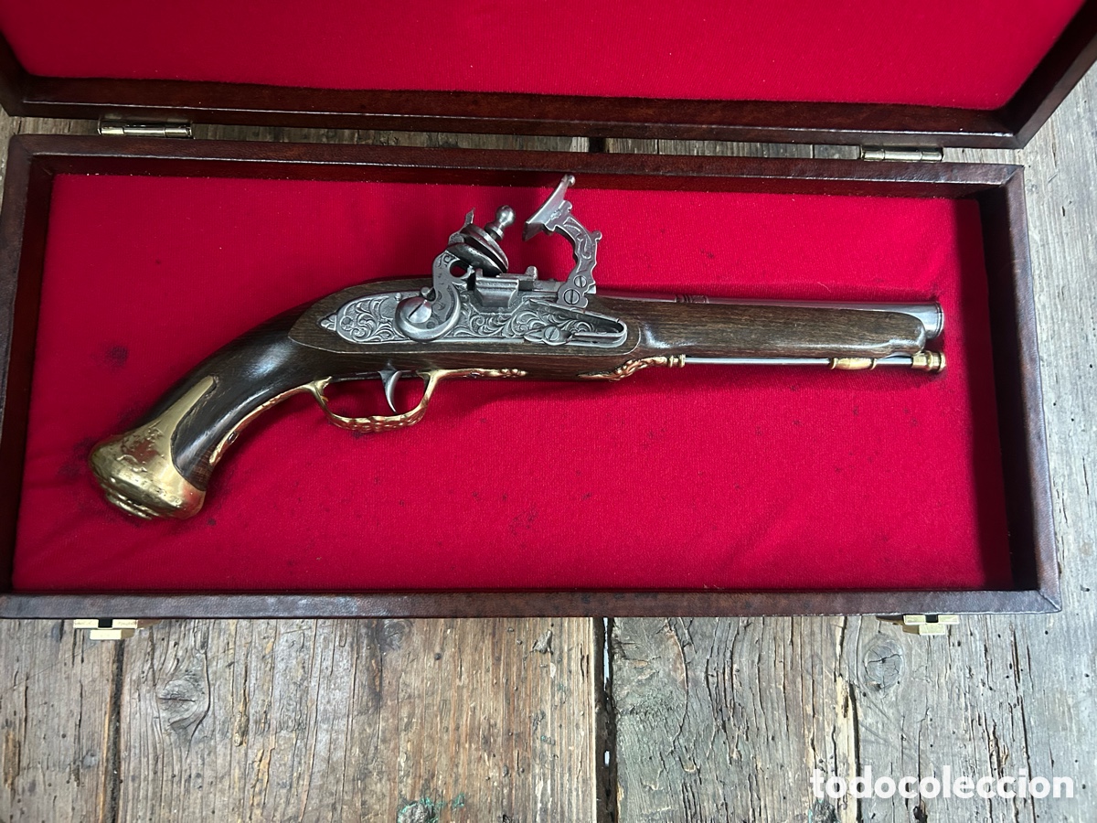 Coleccionismo: R&eacute;plica pistola chispa ARN&Eacute;S PH-1001 &ldquo;Pistola Chanepal&rdquo;