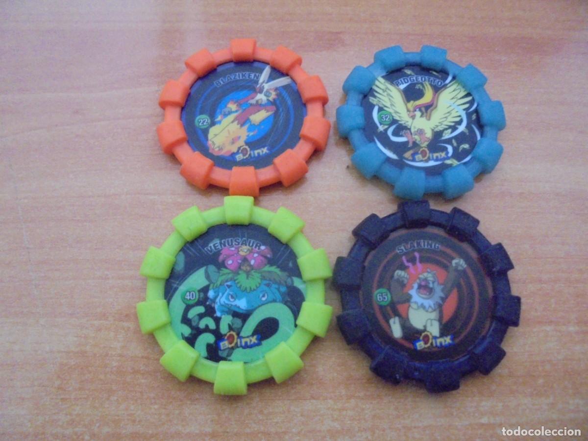 Coleccionismo: LOTE 4 BOINX TAZOS POK&Eacute;MON CHEETOS. VER FOTO