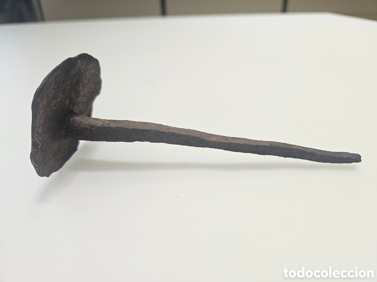 Coleccionismo: ANTIGUO CLAVO HIERRO FORJADO - Foto 5