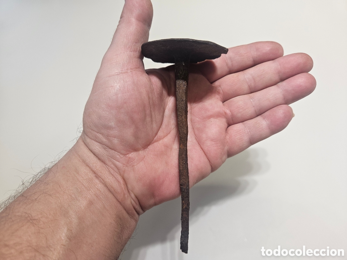Coleccionismo: ANTIGUO CLAVO HIERRO FORJADO - Foto 8
