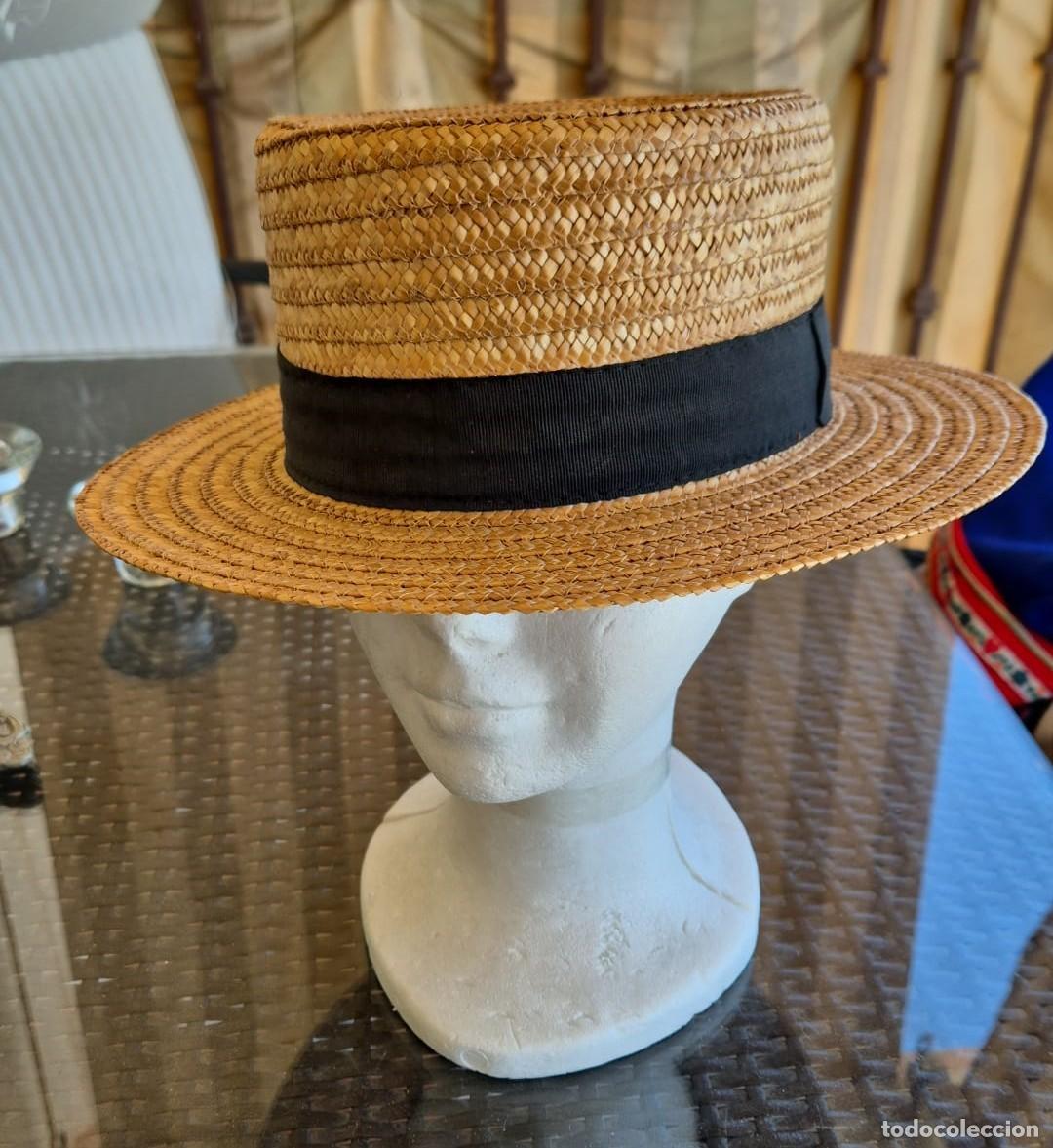 Coleccionismo: Sombrero modelo Canotier