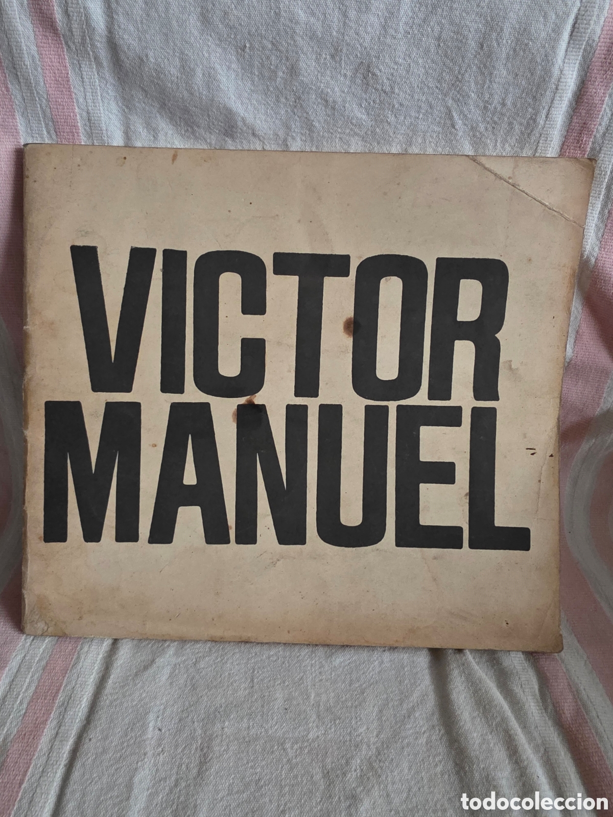 Coleccionismo: V&Iacute;CTOR MANUEL /LIBRO CAT&Aacute;LOGO CON LA CRONOLOG&Iacute;A DE SU HISTORIA COMO PINTOR