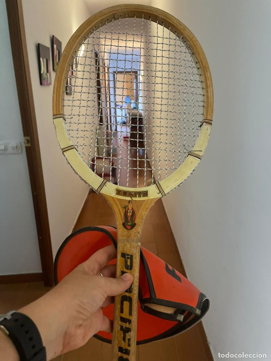 Coleccionismo: Raqueta de tenis vintage PACIFIC Zenith de madera + funda &ndash; a&ntilde;os 70/80