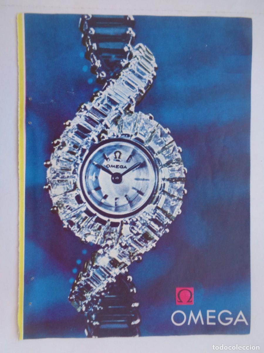 Coleccionismo: HOJA DE REVISTA CON ANUNCIO DE RELOJ OMEGA . A&Ntilde;OS 60