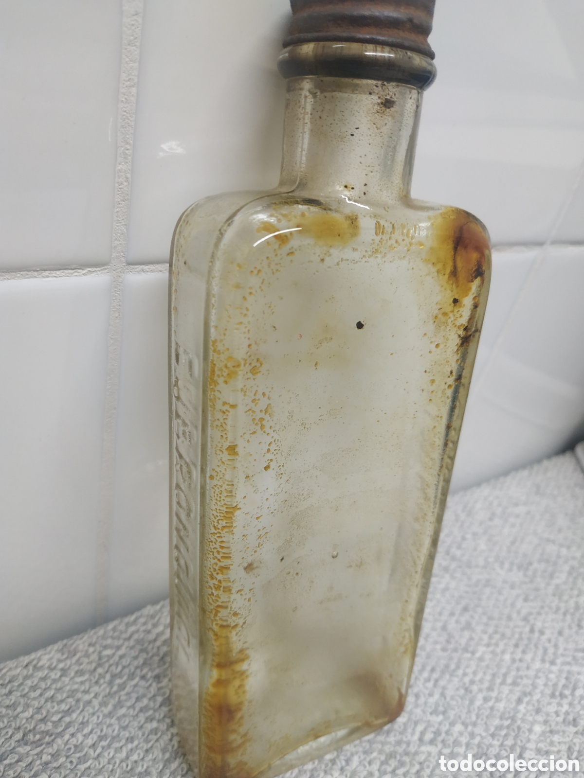 Coleccionismo: Frasco Eubronquiol antiguo