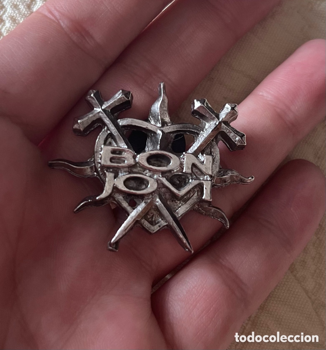 Coleccionismo: Pin Bon Jovi 1993. grupo m&uacute;sica