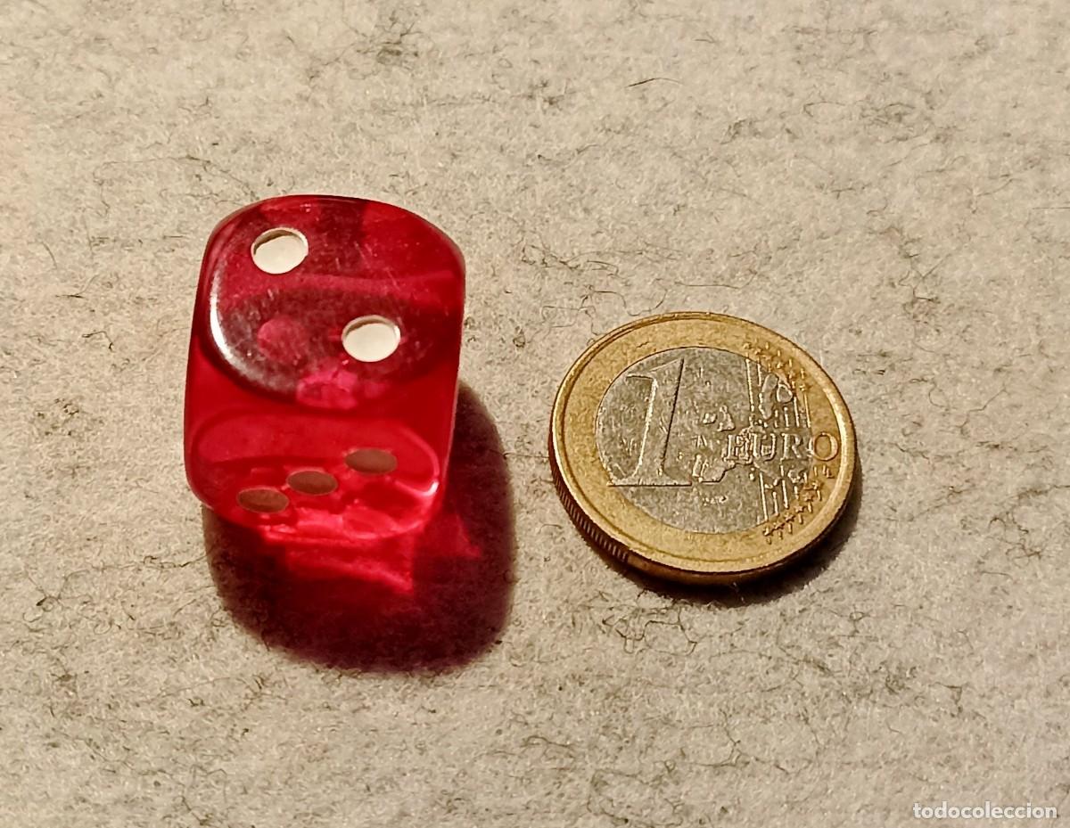 Coleccionismo: 5 DADOS DE JUEGO ROJOS - Foto 2