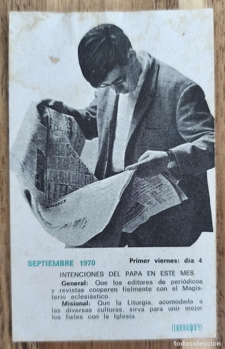 Coleccionismo: FOLLET&Iacute;N ORACI&Oacute;N DIARIA SEPTIEMBRE 1970 Primer Viernes d&iacute;a 4