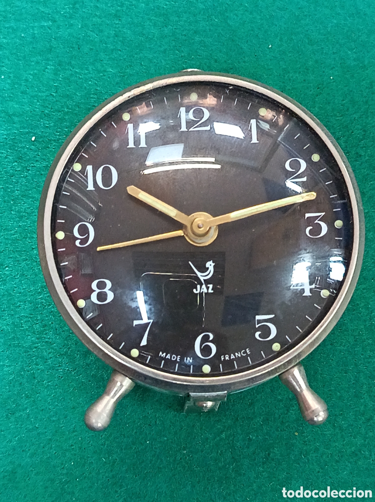 Coleccionismo: Reloj despertador Jaz, vintage. Funcionando