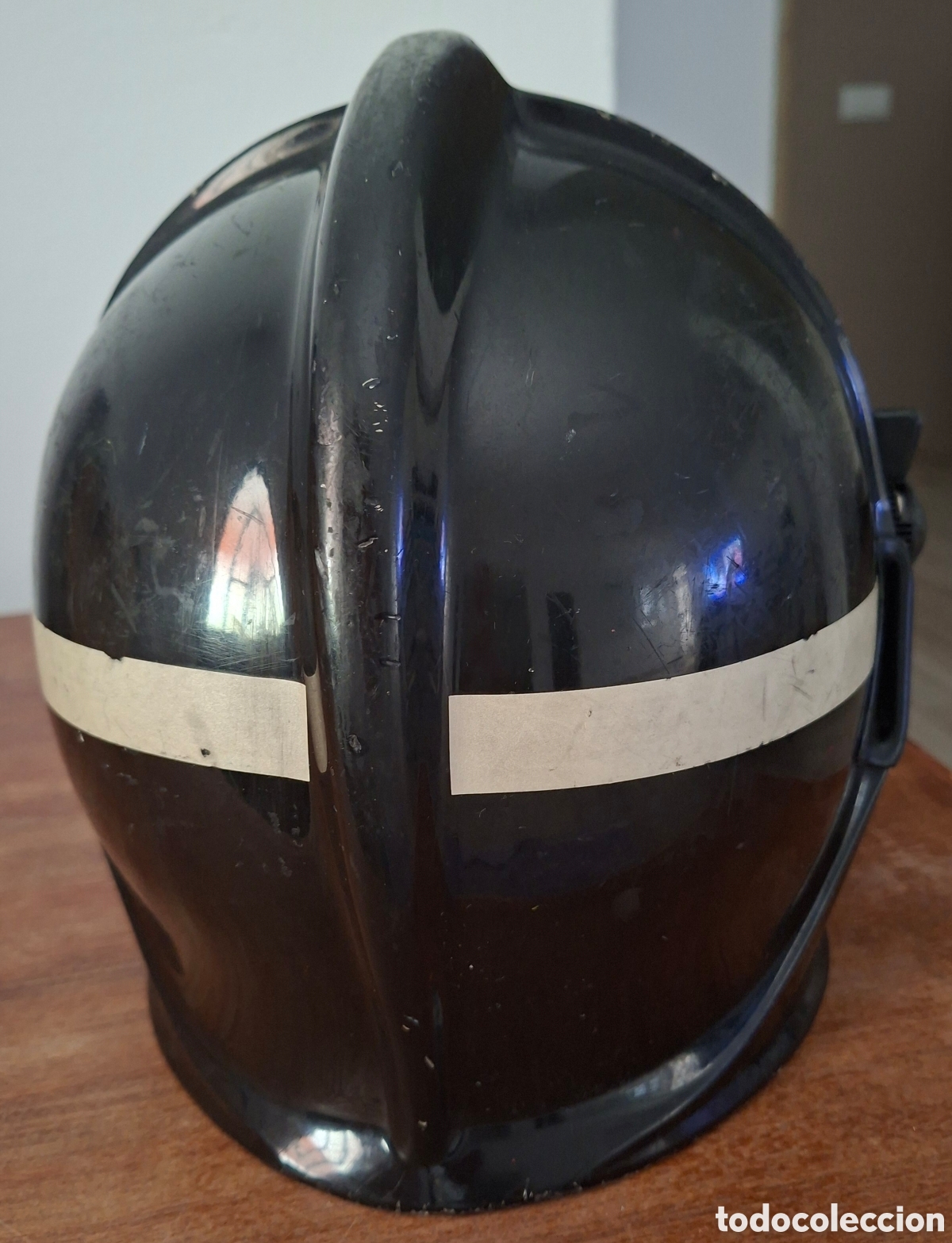 Coleccionismo: Casco de bombero MSA F1 - Foto 4
