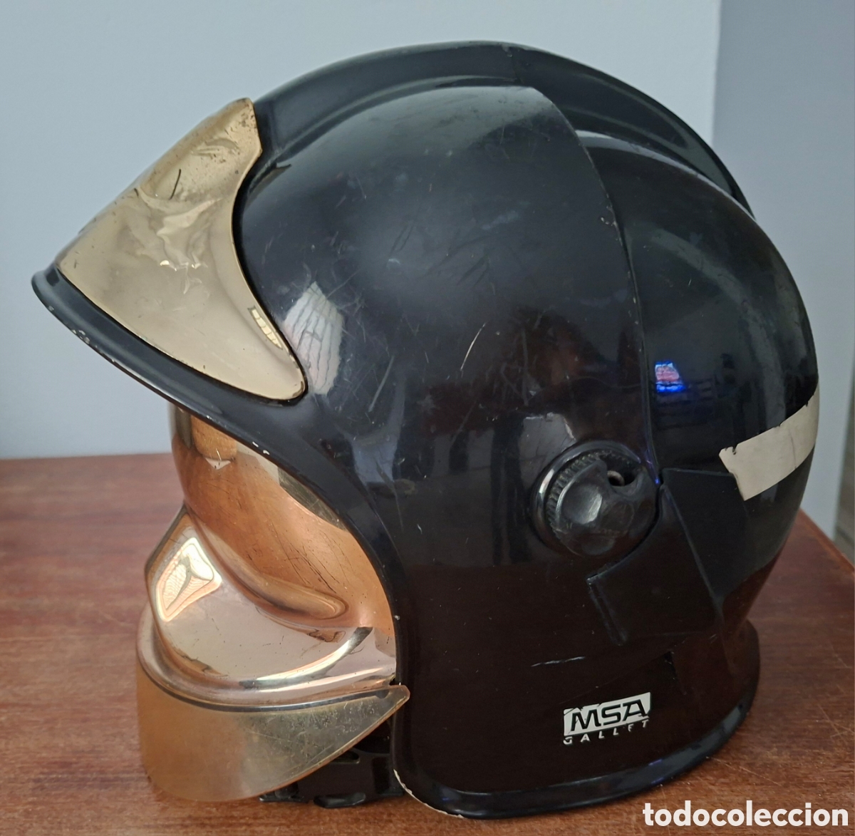 Coleccionismo: Casco de bombero MSA F1