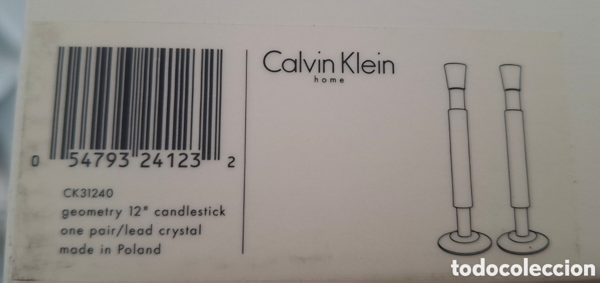 Coleccionismo: CANDELABROS CRISTAL CALVIN KLEIN - Foto 4