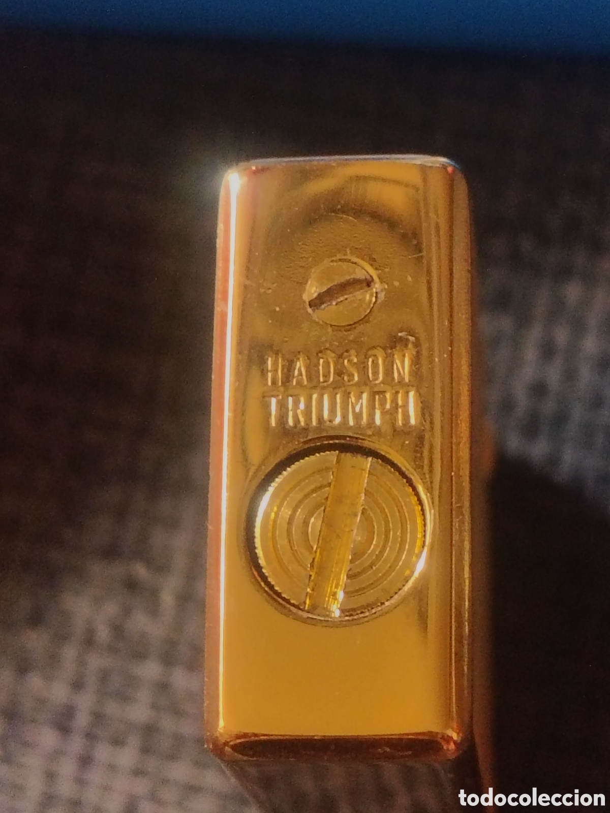 Coleccionismo: MECHERO JUTSON 29, DORADO - Foto 2