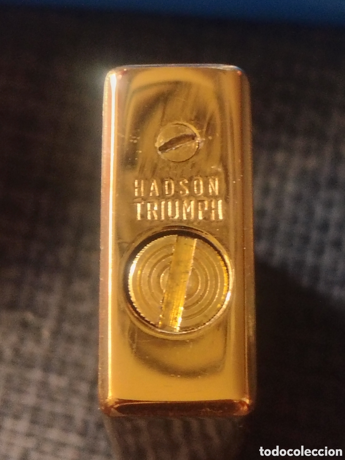 Coleccionismo: MECHERO JUTSON 29, DORADO - Foto 3