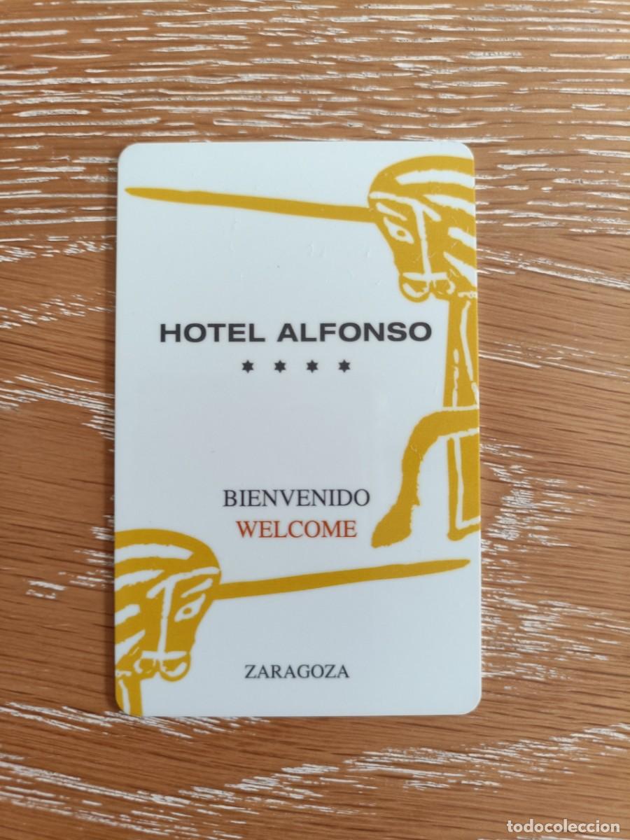 Coleccionismo: TARJETA LLAVE MAGN&Eacute;TICA HOTEL - ALFONSO - ZARAGOZA