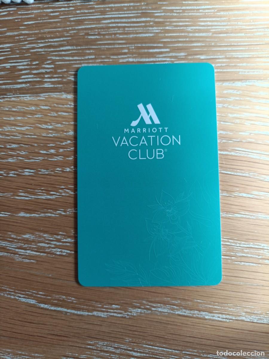 Coleccionismo: TARJETA LLAVE MAGN&Eacute;TICA HOTEL - MARRIOTT VACATION CLUB - VERDE