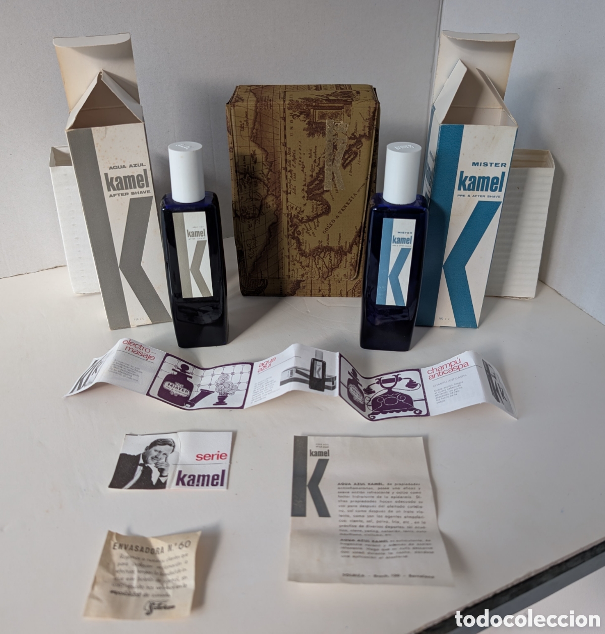 Coleccionismo: Vintage KAMEL (Solriza) A&ntilde;os 60. Estuche Mapas. &iexcl;NEW OLD STOCK - COMPLETO!