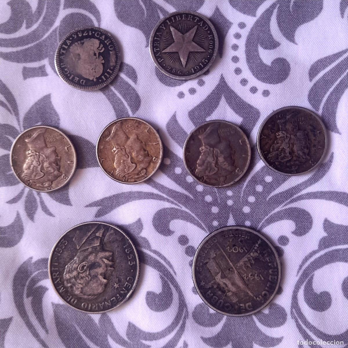 Coleccionismo: Lote de monedas de plata
