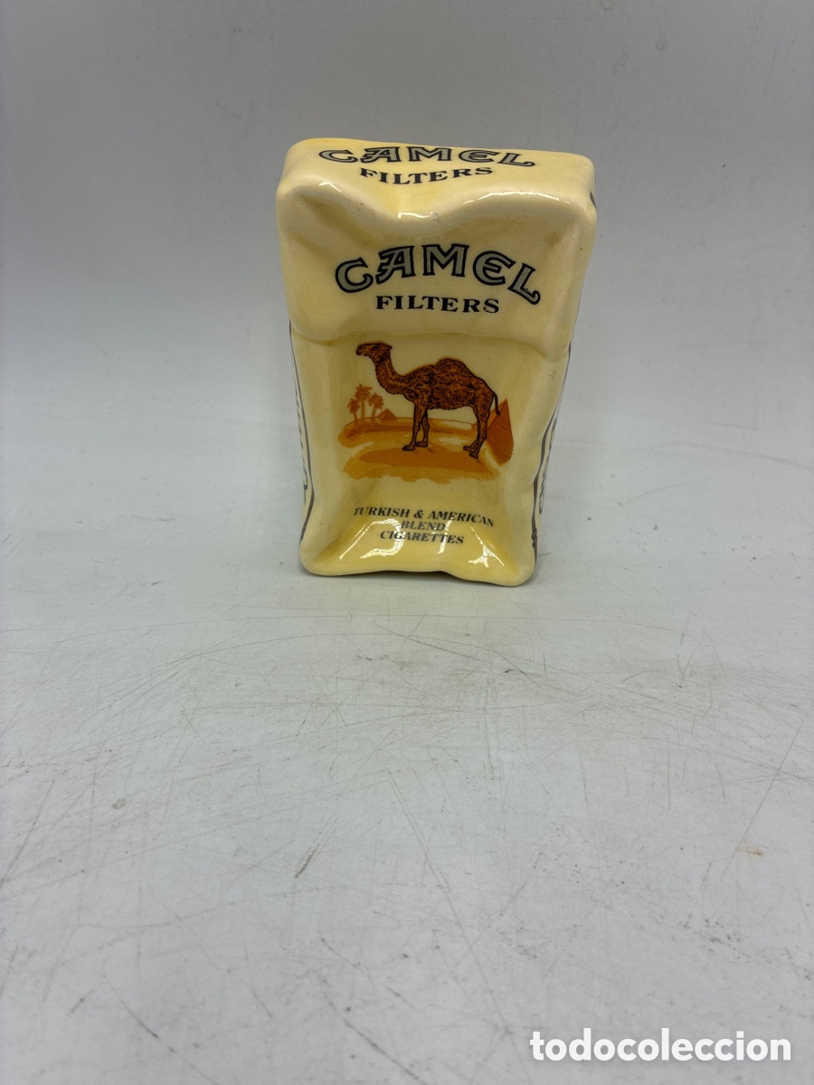 Coleccionismo: Cenicero con forma de cajetilla CAMEL. - Foto 6