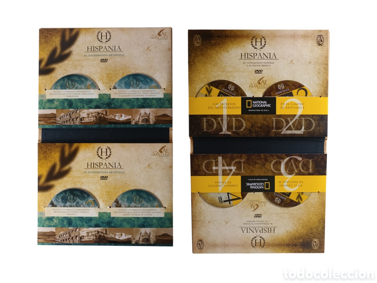 Coleccionismo: Lote 2 Estuches DVD Hispania-Abantera
