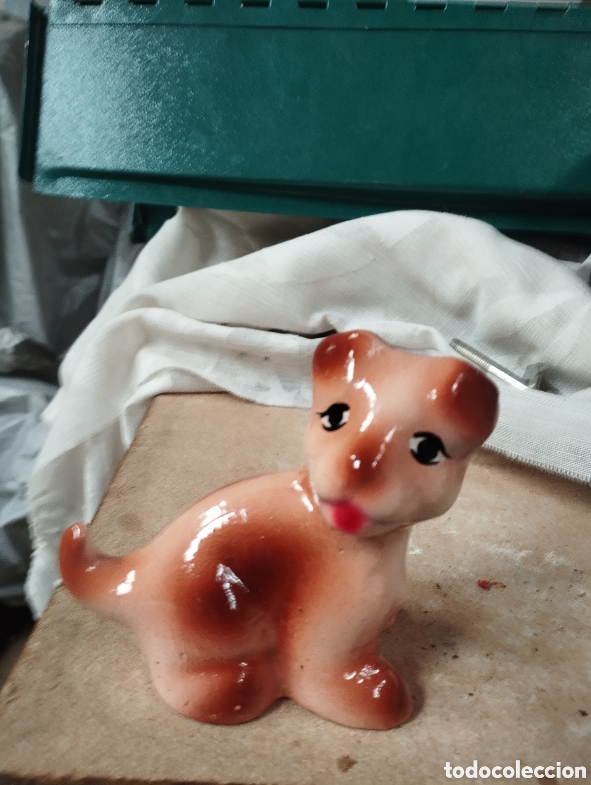 Coleccionismo: Figura perrito de ceramica