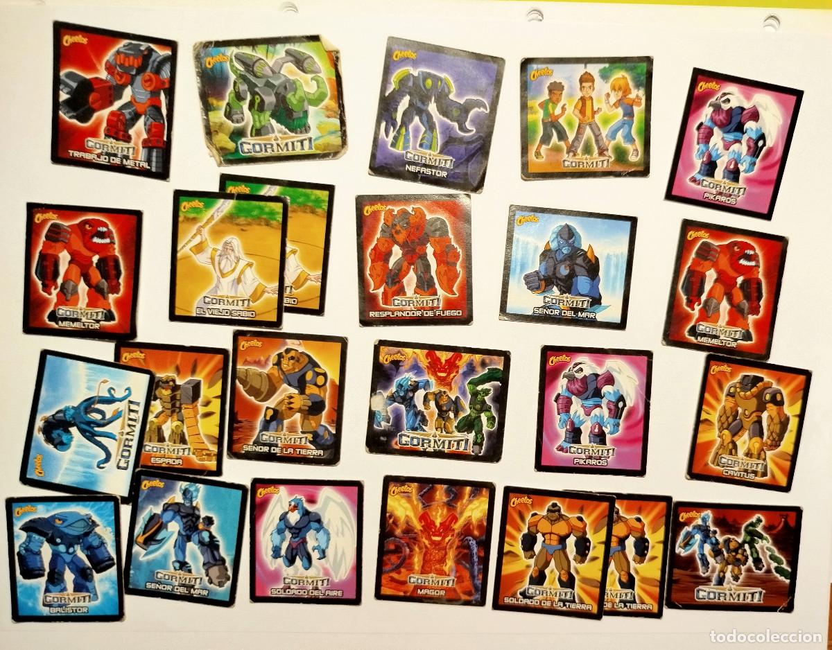 Coleccionismo: Lote stikers Gormiti retro