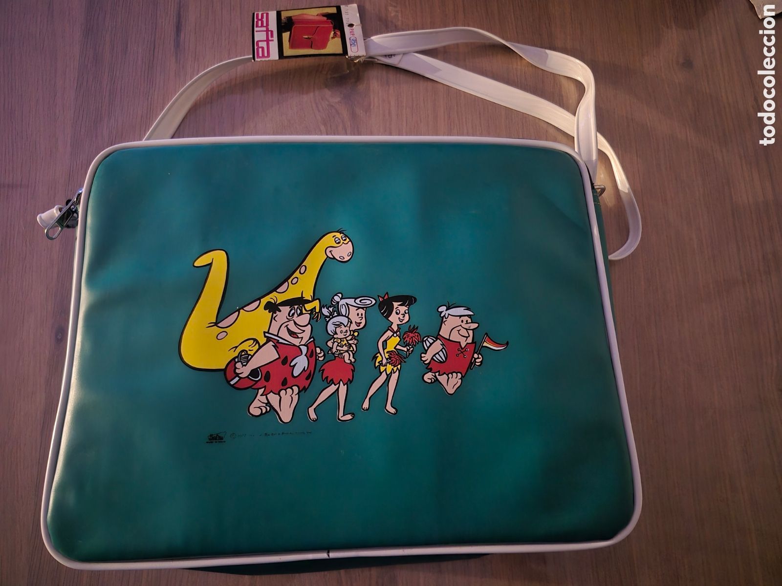 Coleccionismo: MOCHILA SAFTA VINTAGE , LOS PICAPIEDRA , A&Ntilde;OS 70