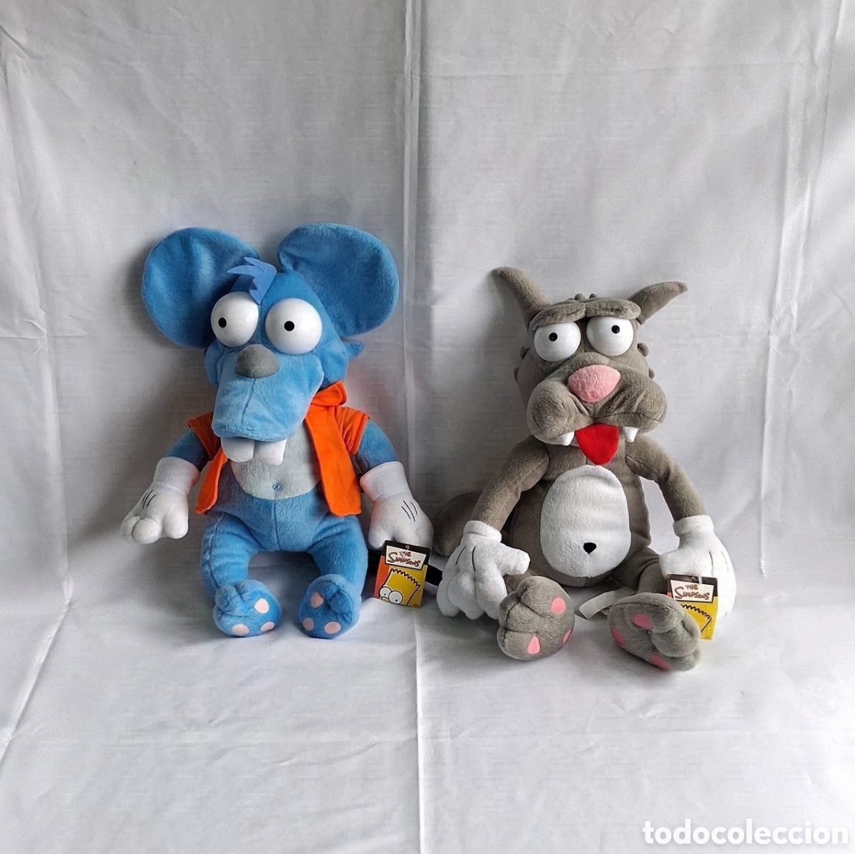 Coleccionismo: Peluches Rasca y Pica Itchy & Scratchy (45cm)