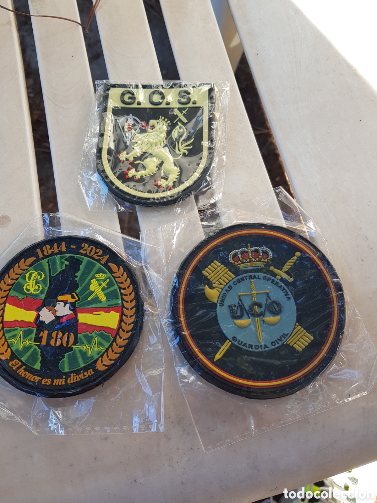 Coleccionismo: LOTE DE 3 PARCHES CON VELCRO DE LA GUARDIA CIVIL