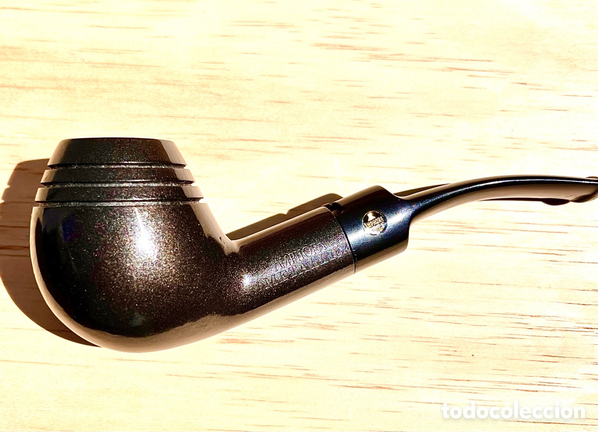Coleccionismo: Pipa de Fumar Amphora Metallic 103 Made in Holland Vintage