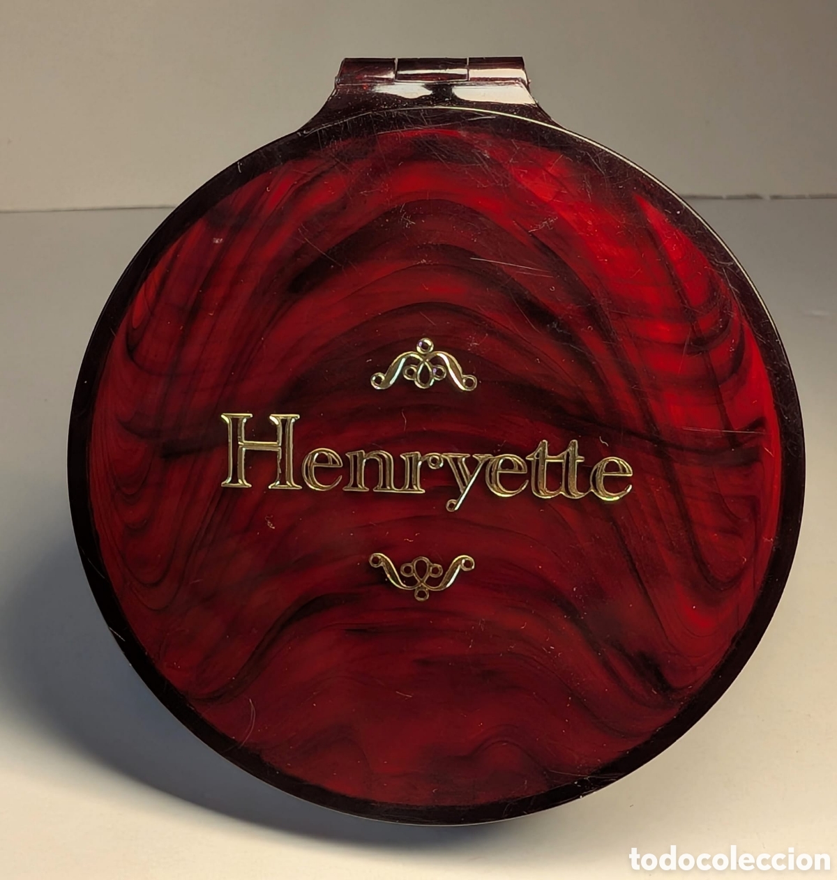 Coleccionismo: Antigua Paleta Sombras Ojos Henryette Henry Colomer - 100% Completa Con Aplicador A&ntilde;os 70 Stock Tien