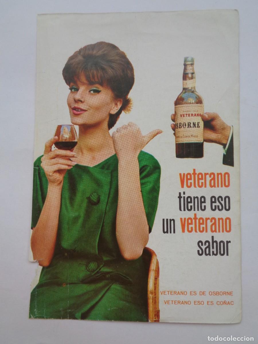 Coleccionismo: HOJA DE REVISTA CON ANUNCIO DE CO&Ntilde;AC VETERANO DE OSBORNE , 1963