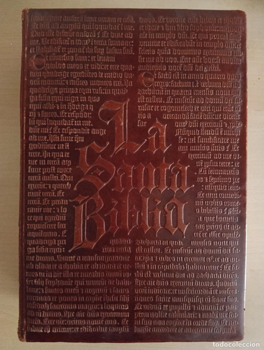 Coleccionismo: La Santa Biblia, edici&oacute;n de lujo.