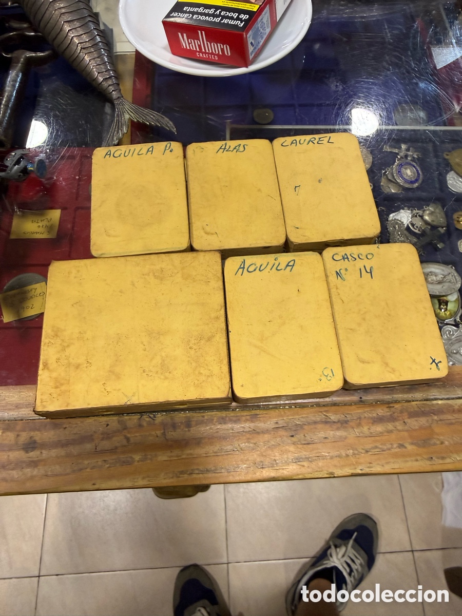 Coleccionismo: Lote de 6 moldes antiguos de silicona