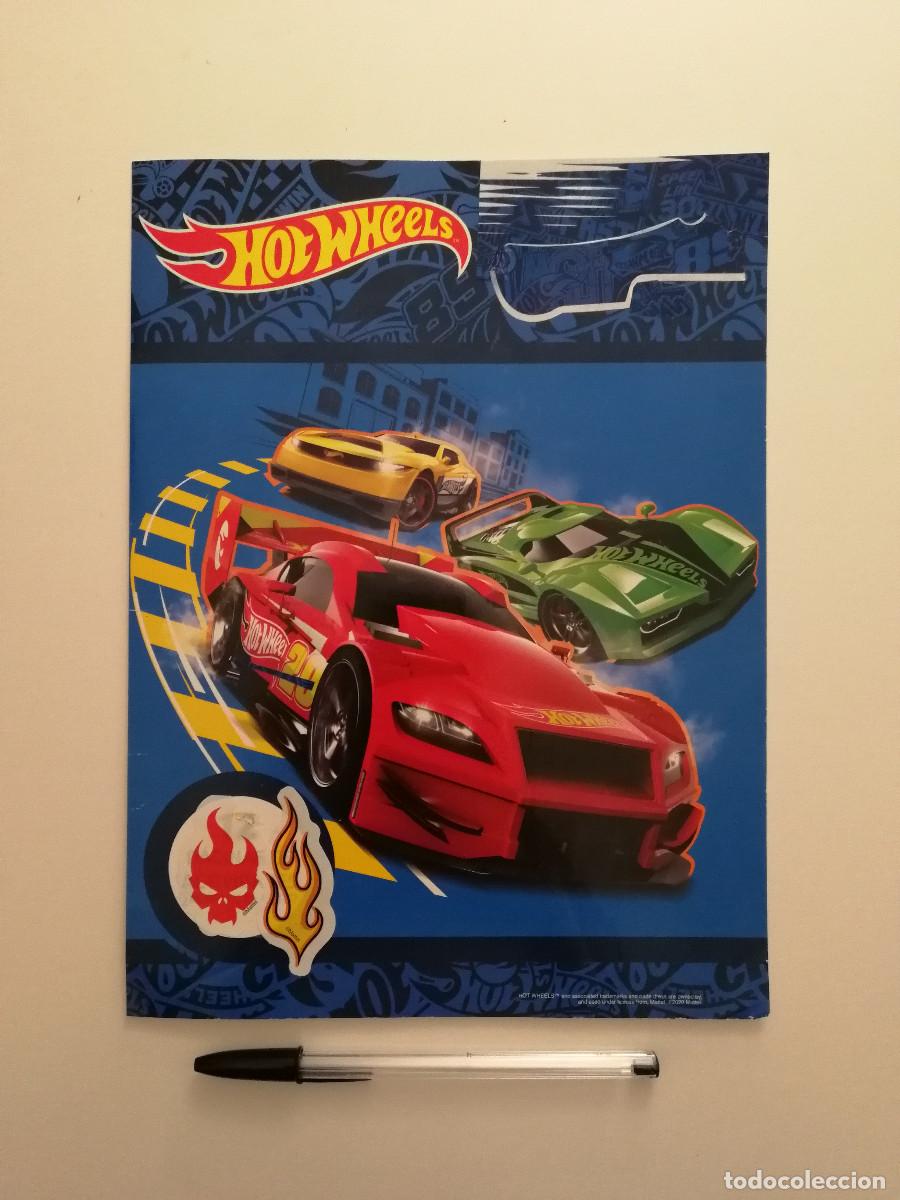 Coleccionismo: LAMINA ACARTONADA -A4- Hot Wheels - HOTWHEELS - MATTEL