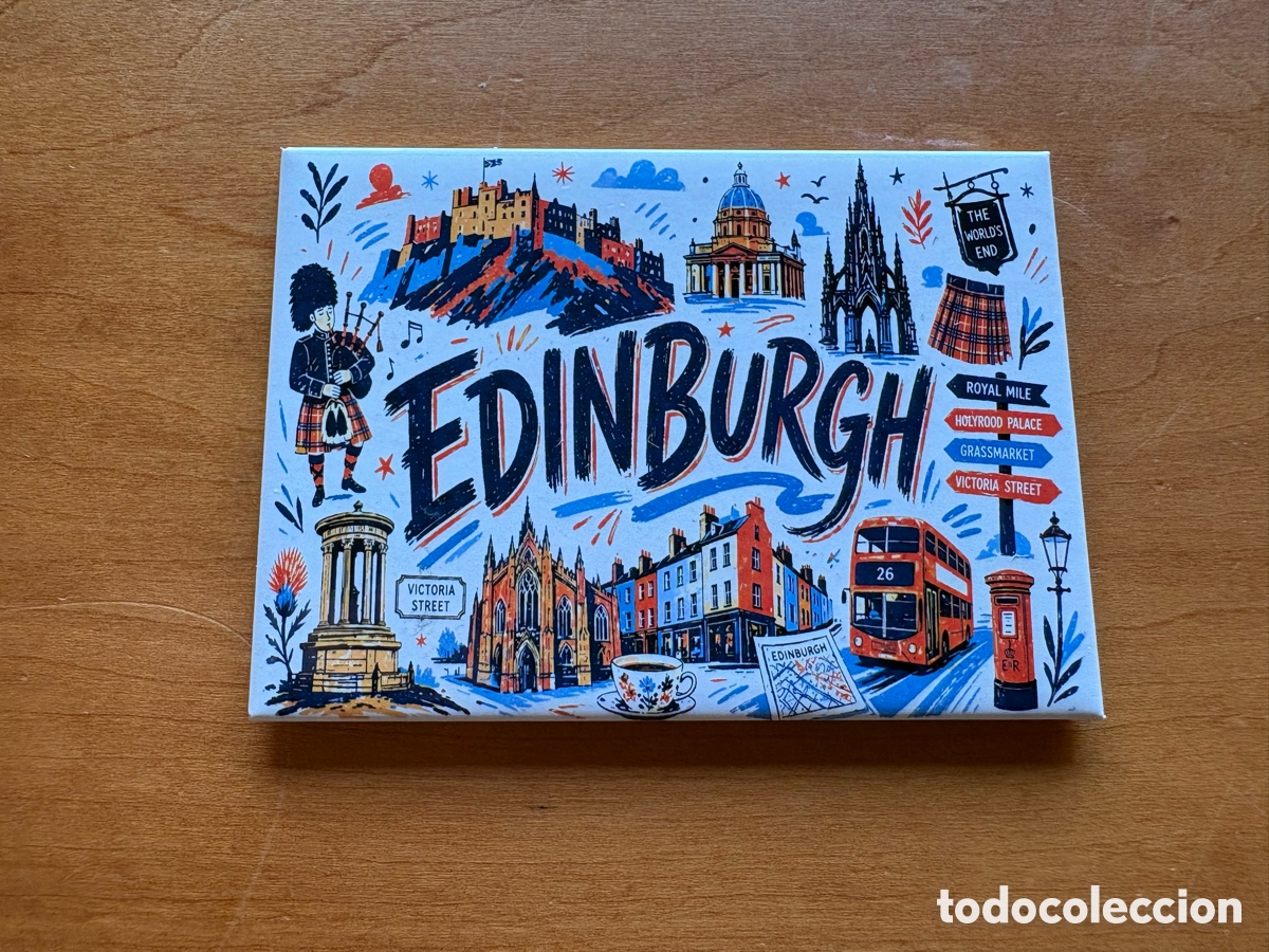 Coleccionismo: Im&aacute;n Frigor&iacute;fico Edimburgo Escocia